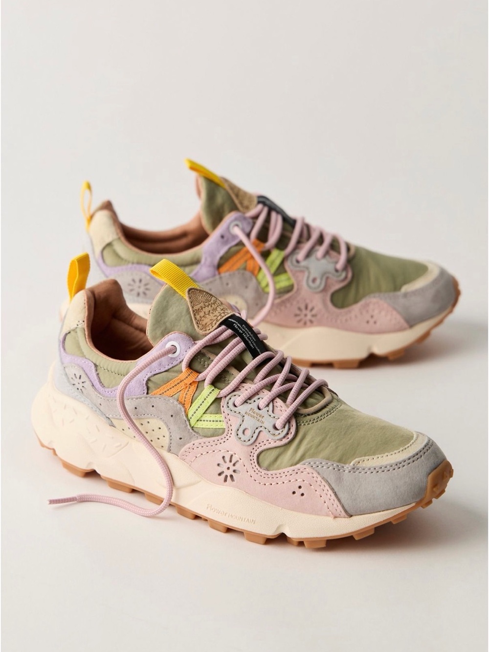 NIB NWT Flower Mountain Yamano 3 Sneakers Grey Multi Sold Out Women's 10 / 40